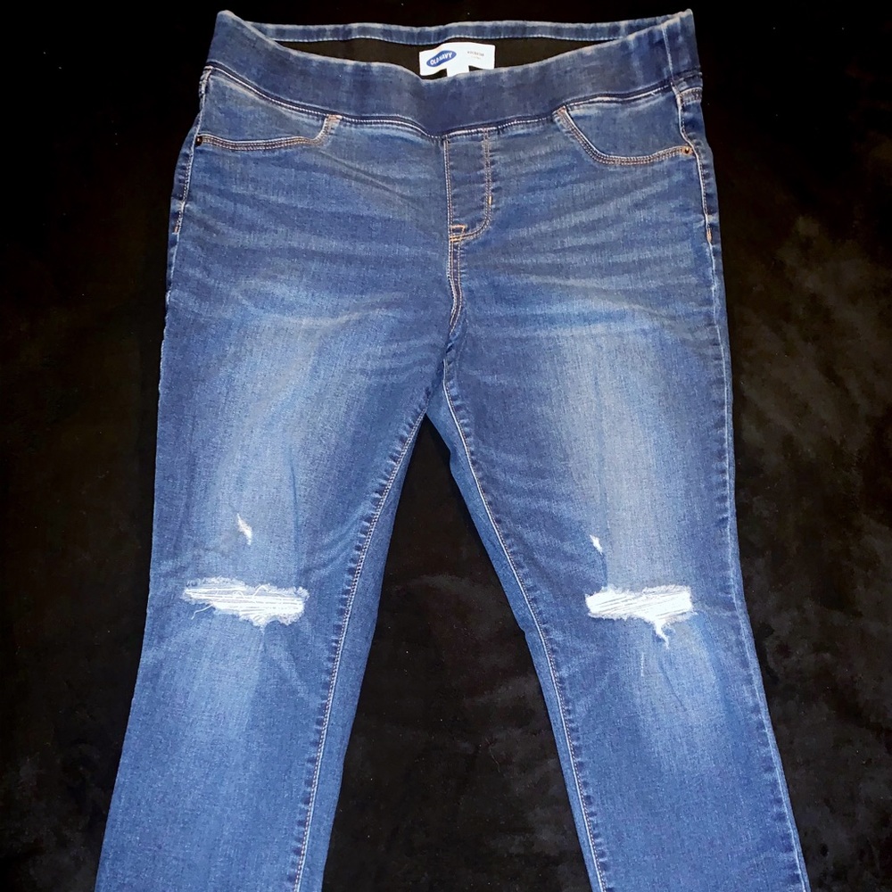 Old Navy Distressed Rockstar Jeggings